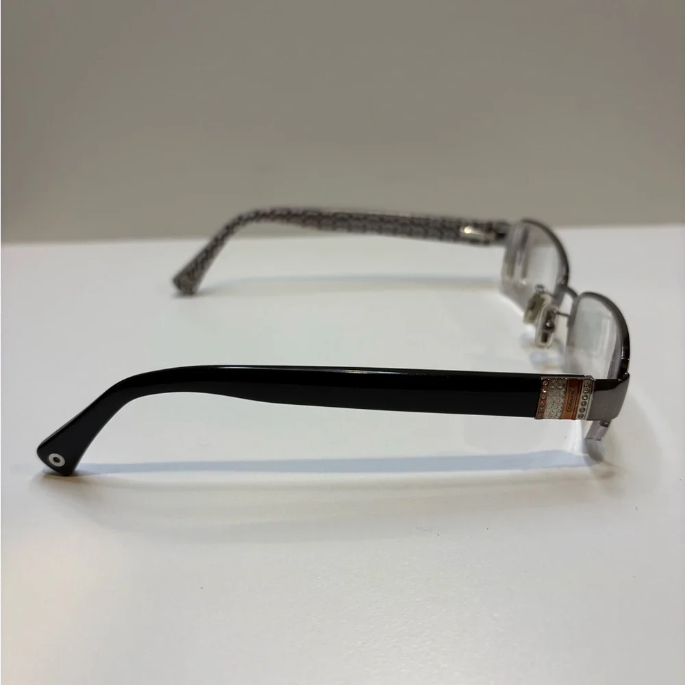 COACH GLASSES HC5027B (Cecily)9081(Dark Silver/Black) 52•17•135 COACH EYEGLASSES